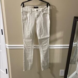 White straight leg Jeans